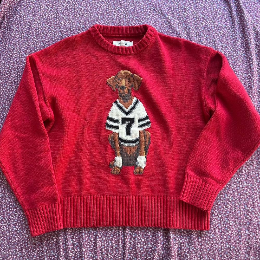 Jolene pullover sweater with Dog Graphic - Picture 4 of 6